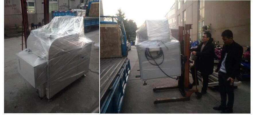 【芜湖】DS2-A450半自动铝精切锯已发往客户现场，并投入生产使用中