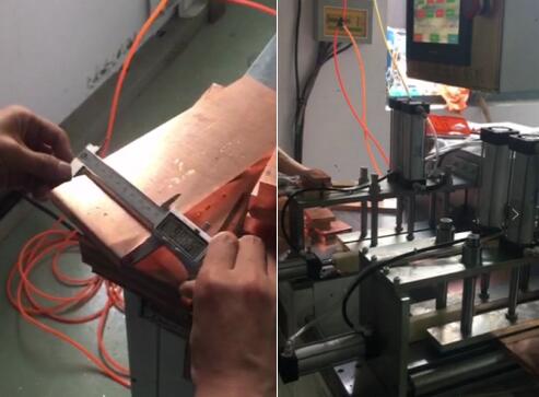 铝材切割机切割铜板